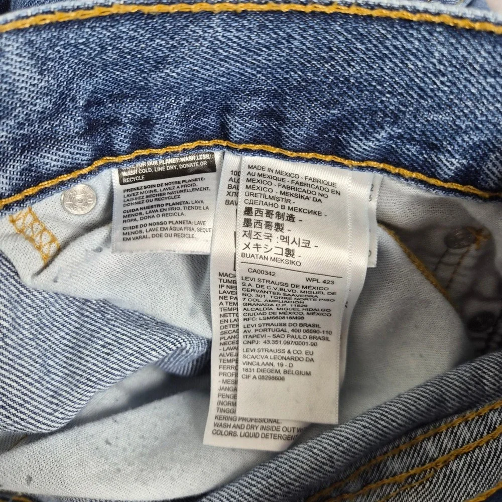 Levi's 550 Relaxed Fit Jeans Mens 38x30 Medium Wash Denim Y2K Skater 90s Grunge